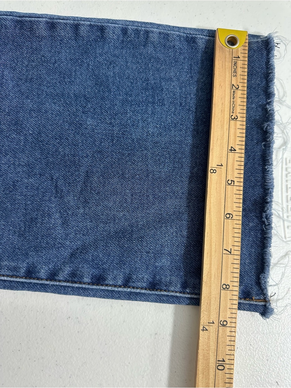 Kut from the Kloth Sz 6 Kelsey Fab Ab Ankle Flare Jeans High Rise Raw Hem Denim - Picture 13 of 13